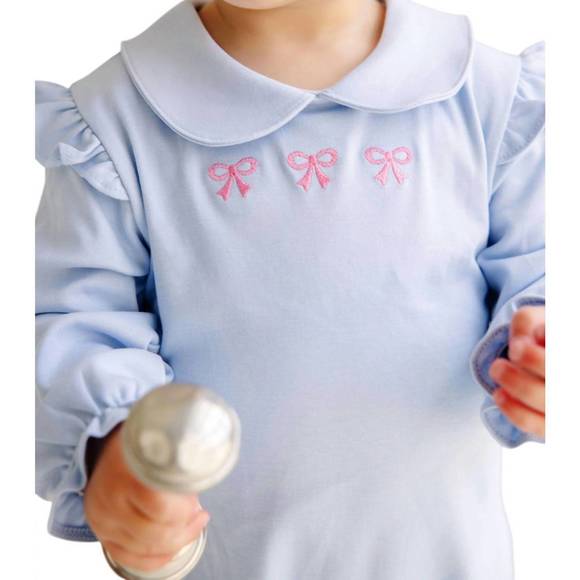 NEW THE BEAUFORT BONNET COMPANY biltmore romper in buckhead blue - Picture 4 of 5